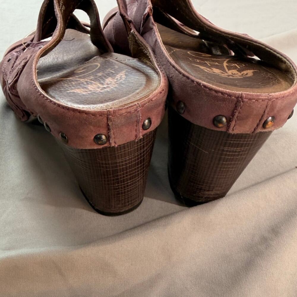 Dansko Nigella Dusty Rose Leather slip on sandals size 37 - Picture 7 of 10